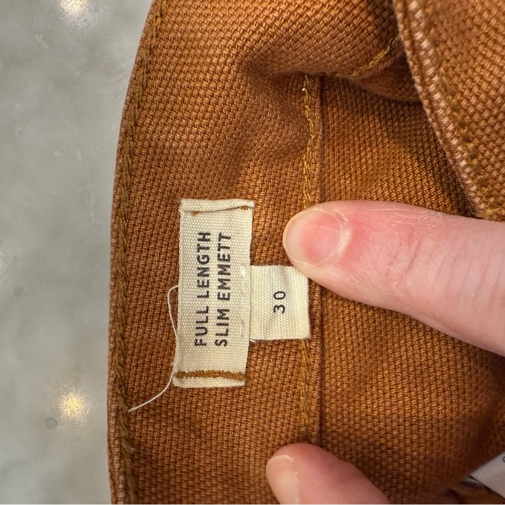 Rust Orange High-Waisted Pants - Picture 4 of 4